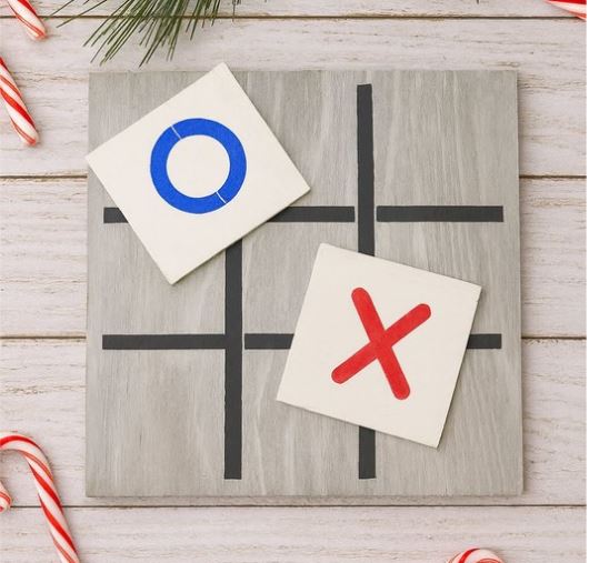 A Creative Tic-Tac-Toe Makeover You’ll Love ❤️🔷🔶