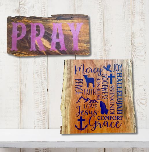 Faith-Filled Wood Signs with Melissa Miller: Fruit of the Spirit & PRAY ๐๐ฟ