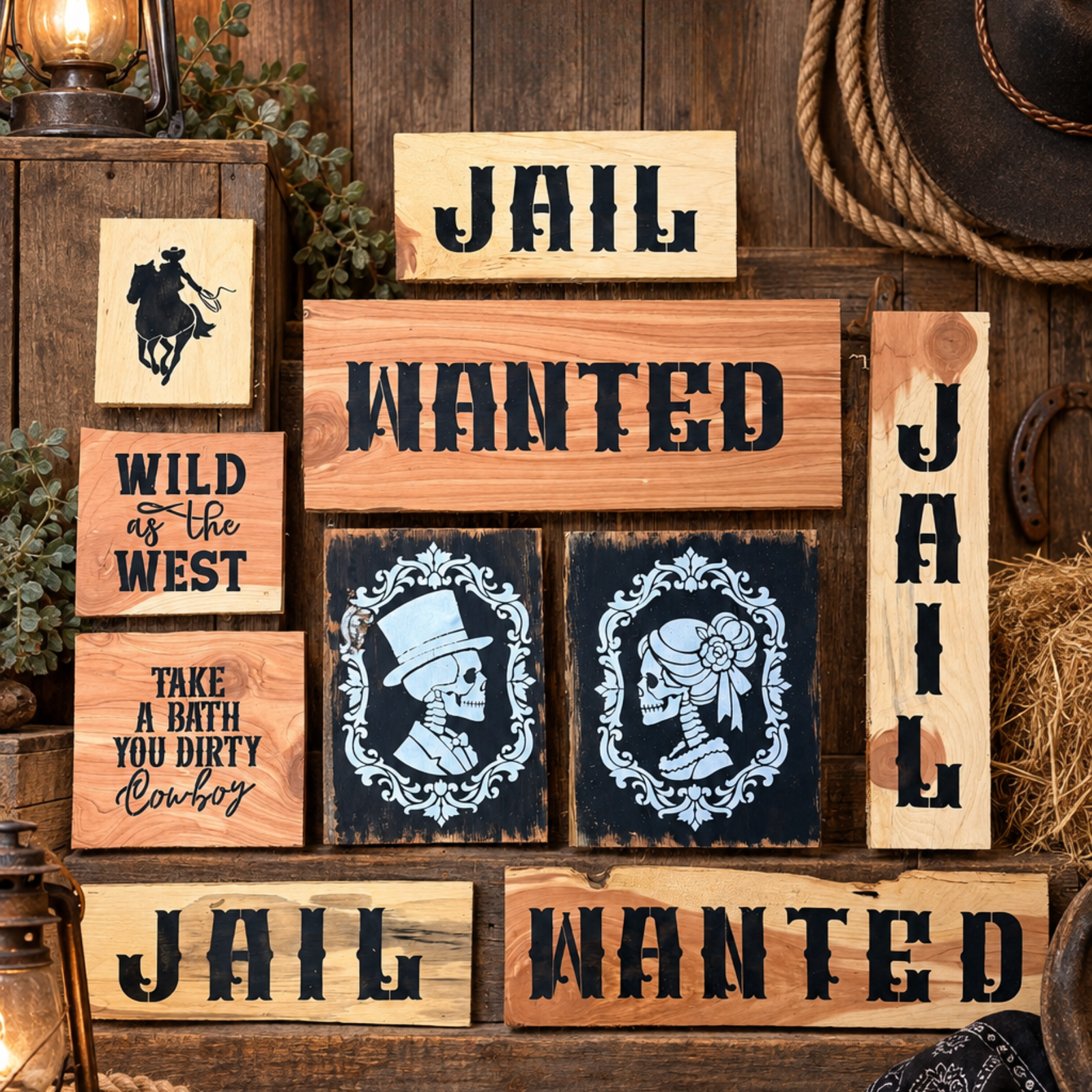 Wanted! 10 Spooky Western Signs for a Fall Festival Jail