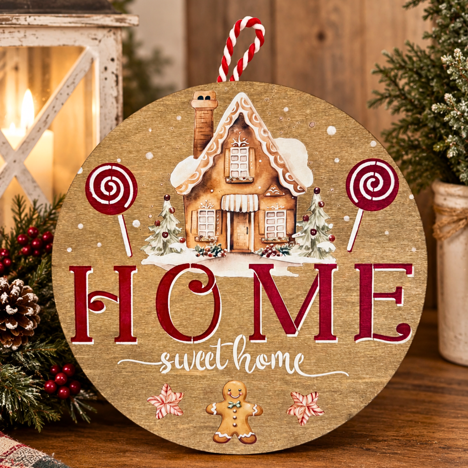 Sweeten Up Your Christmas with a Gingerbread Home Sweet Home Sign! πβ¨