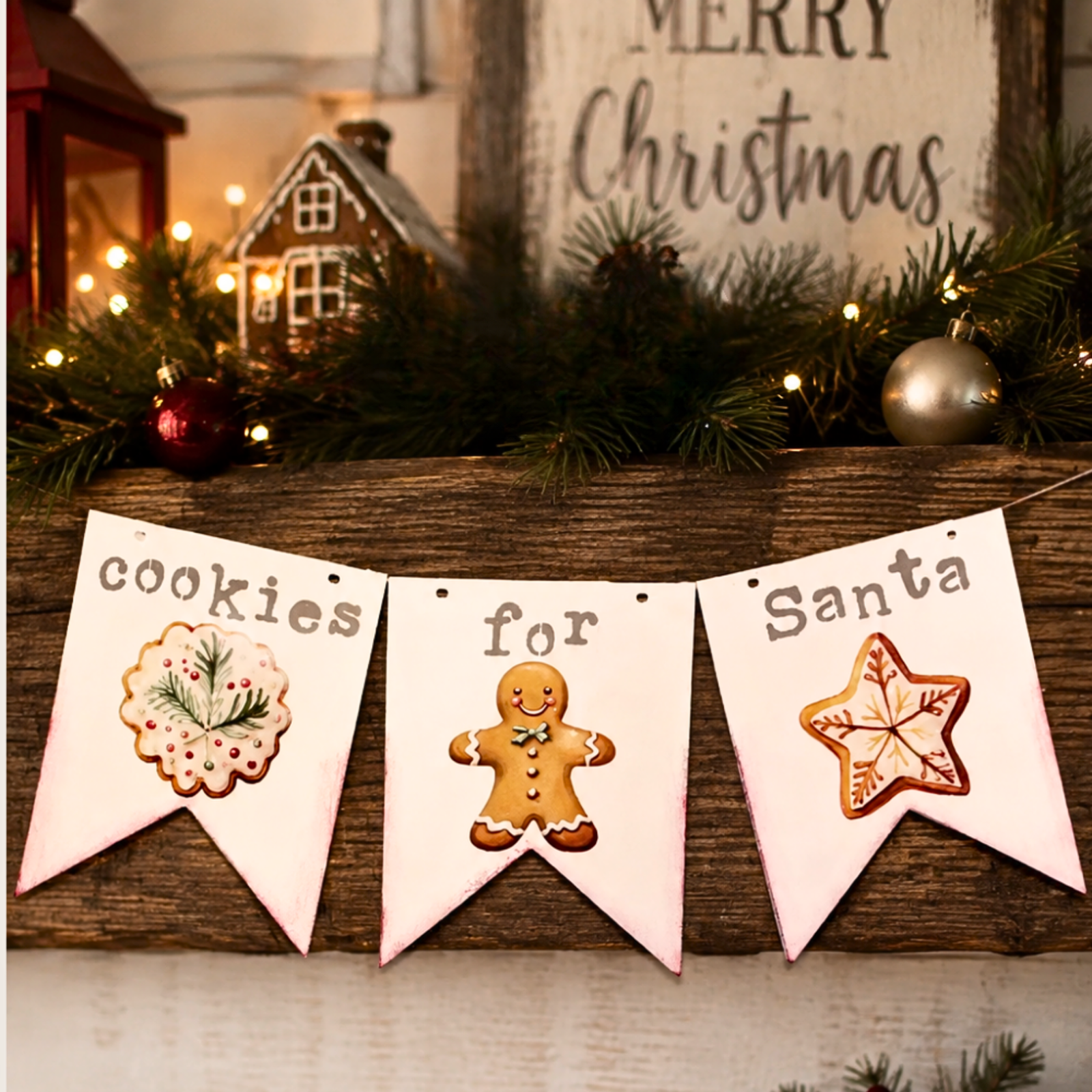 Cookies for Santa! Create the Cutest Christmas Banner β¨π