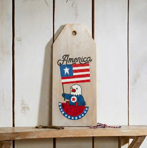 Slice of Freedom Door Tag ππΊπΈ Bold Summer Decor You Can Make Tonight