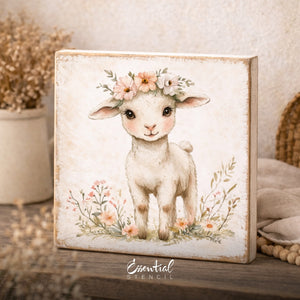 Lambs & Lilies Rub-On Transfer Set-Rub-on Transfer-Essential Stencil