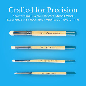 NEW Mini Stencil Brush Set (4pk)-Brushes-Essential Stencil