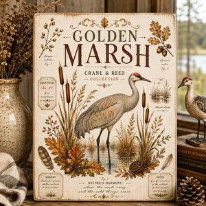 Autumn Marshlands Transfer Set-Rub-on Transfer-Essential Stencil