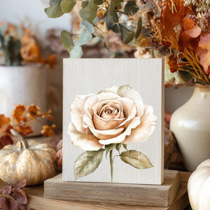 Burgundy & Rust Floral Rub-on Transfer Set-Rub-on Transfer-Essential Stencil