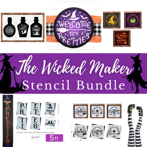 The Wicked Maker Stencil Bundle-Halloween-Essential Stencil