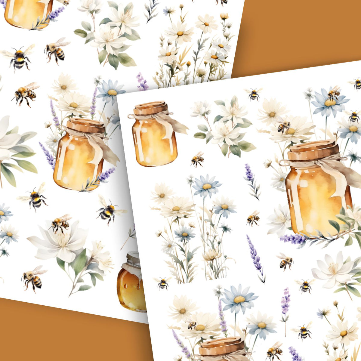 Honey Bee Rub-on Transfer-Rub-on Transfer-Essential Stencil