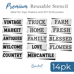 Melissa Bradshaw's Rustic Charm BUNDLE-Collaboration Bundle-Essential Stencil