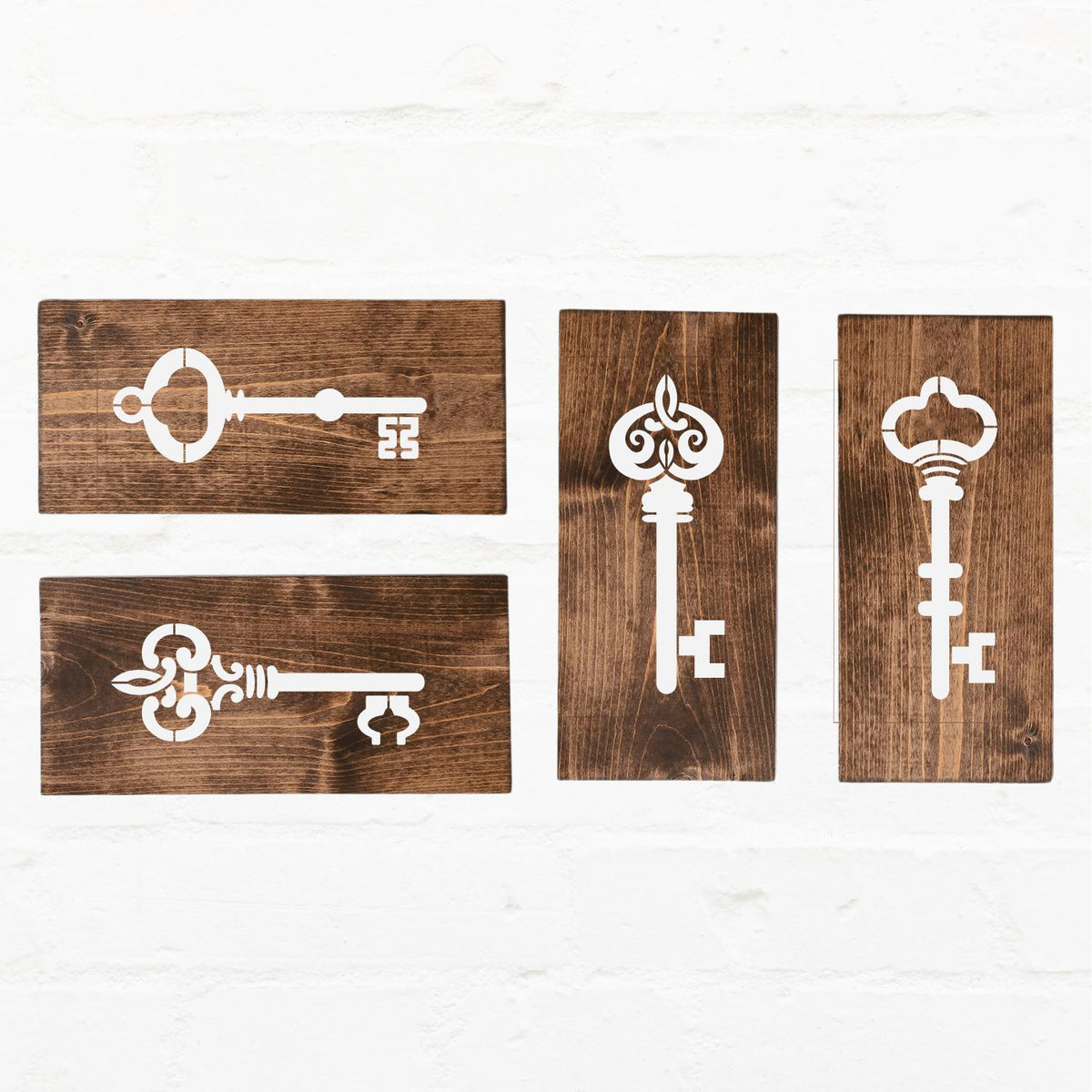 Antique Key Stencil Set (4pk)-Collaboration-Essential Stencil