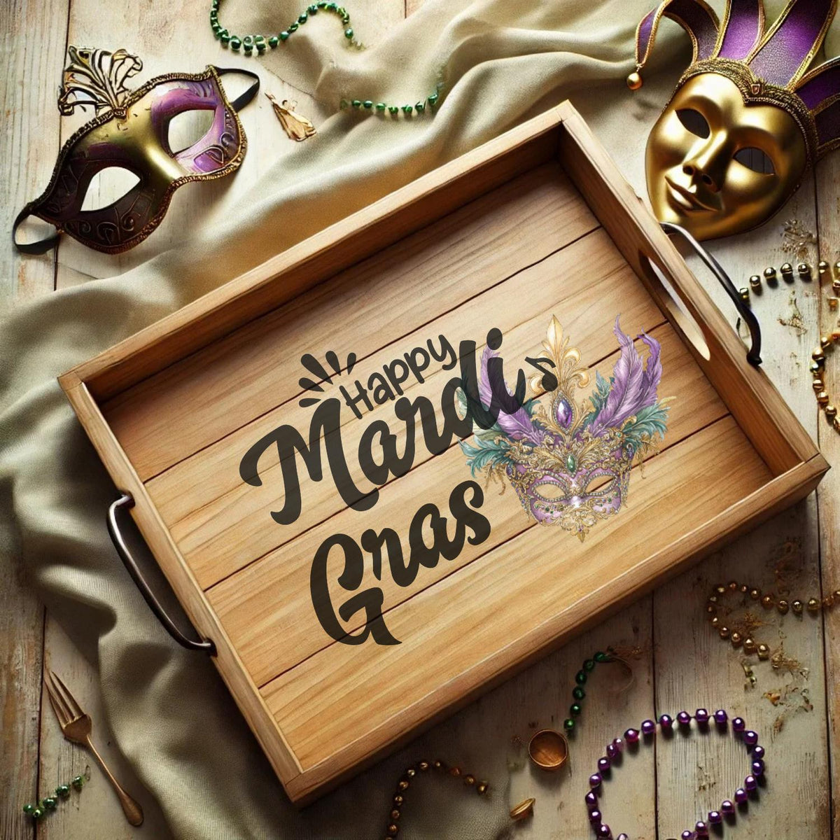 Mardi Gras Masquerade Rub-on Transfer Set-Rub-on Transfer-Essential Stencil