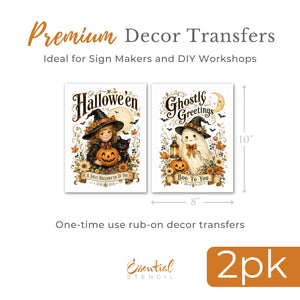 Vintage Hallowe'en Transfer Set (Free Gift $45+)-es_reward-Essential Stencil