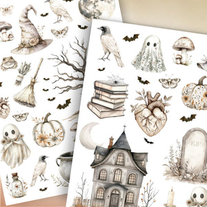Ghostwood Cottage Transfer Set-Rub-on Transfer-Essential Stencil