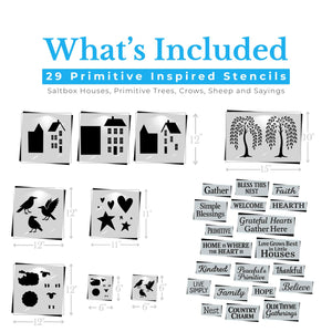 Primitive 2025 Stencil Bundle-Bundle-Essential Stencil