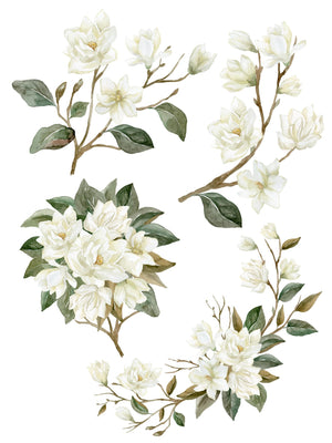 Magnolia Rub-on Transfer-Rub-on Transfer-Essential Stencil