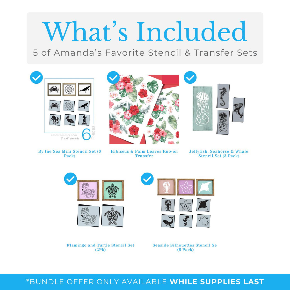 Amanda Dillon's Favorites Bundle-Bundle-Essential Stencil
