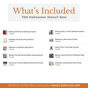 Halfway to Halloween Bundle Deal-Bundle-Essential Stencil