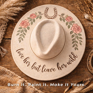 Love Her Wild-Hat Stencil-Essential Stencil