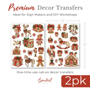 Christmas 2026 Rub-on Transfer Bundle-Rub-on Transfer-Essential Stencil