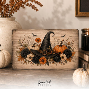 Black Rose Garden Transfer Set-Rub-on Transfer-Essential Stencil