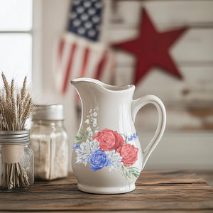 All American Blossoms Rub-on Transfer Set-Rub-on Transfer-Essential Stencil