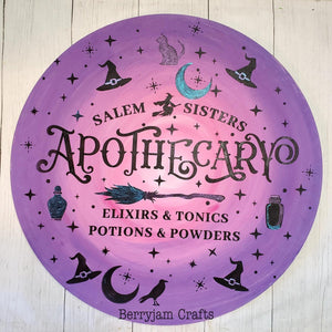 Salem Sisters Apothecary Stencil-Halloween-Essential Stencil