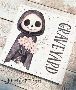 Spooky for a Cause Rub-on Transfer-Rub-on Transfer-Essential Stencil