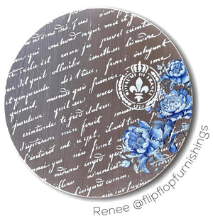 French Script + bonus-Home-Essential Stencil
