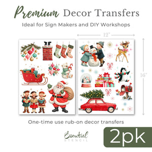 Christmas 2026 Rub-on Transfer Bundle-Rub-on Transfer-Essential Stencil