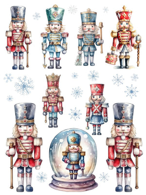 Nutcrackers Rub-on Transfer Set-Rub-on Transfer-Essential Stencil