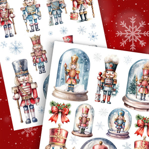 Nutcrackers Rub-on Transfer Set-Rub-on Transfer-Essential Stencil