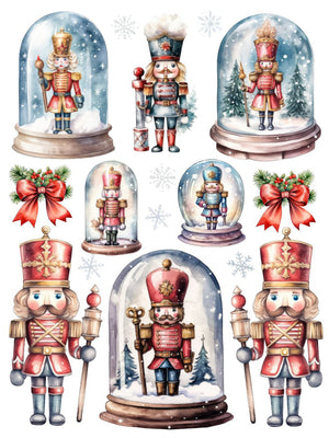 Nutcrackers Rub-on Transfer Set-Rub-on Transfer-Essential Stencil