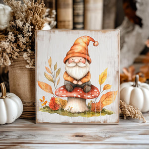 Fall Forest Gnome Rub-on Transfer Set-Rub-on Transfer-Essential Stencil