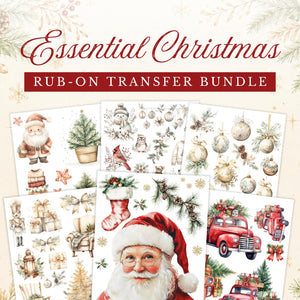 Essential Christmas Transfer Bundle-Essential Stencil