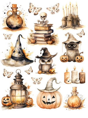 Halfway to Halloween Transfer Bundle-Halloween-Essential Stencil