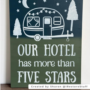 Camper Stars Stencil-Fathers Day-Essential Stencil
