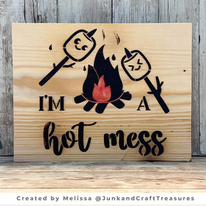 S'Mores Mini Stencil 3pk-Fathers Day-Essential Stencil
