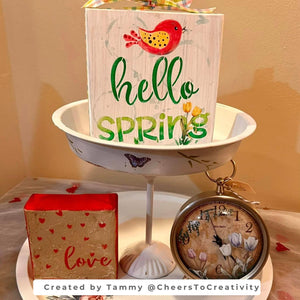 Our Nest Mini Sign Stencils 6x6 (4pk)-Spring-Essential Stencil