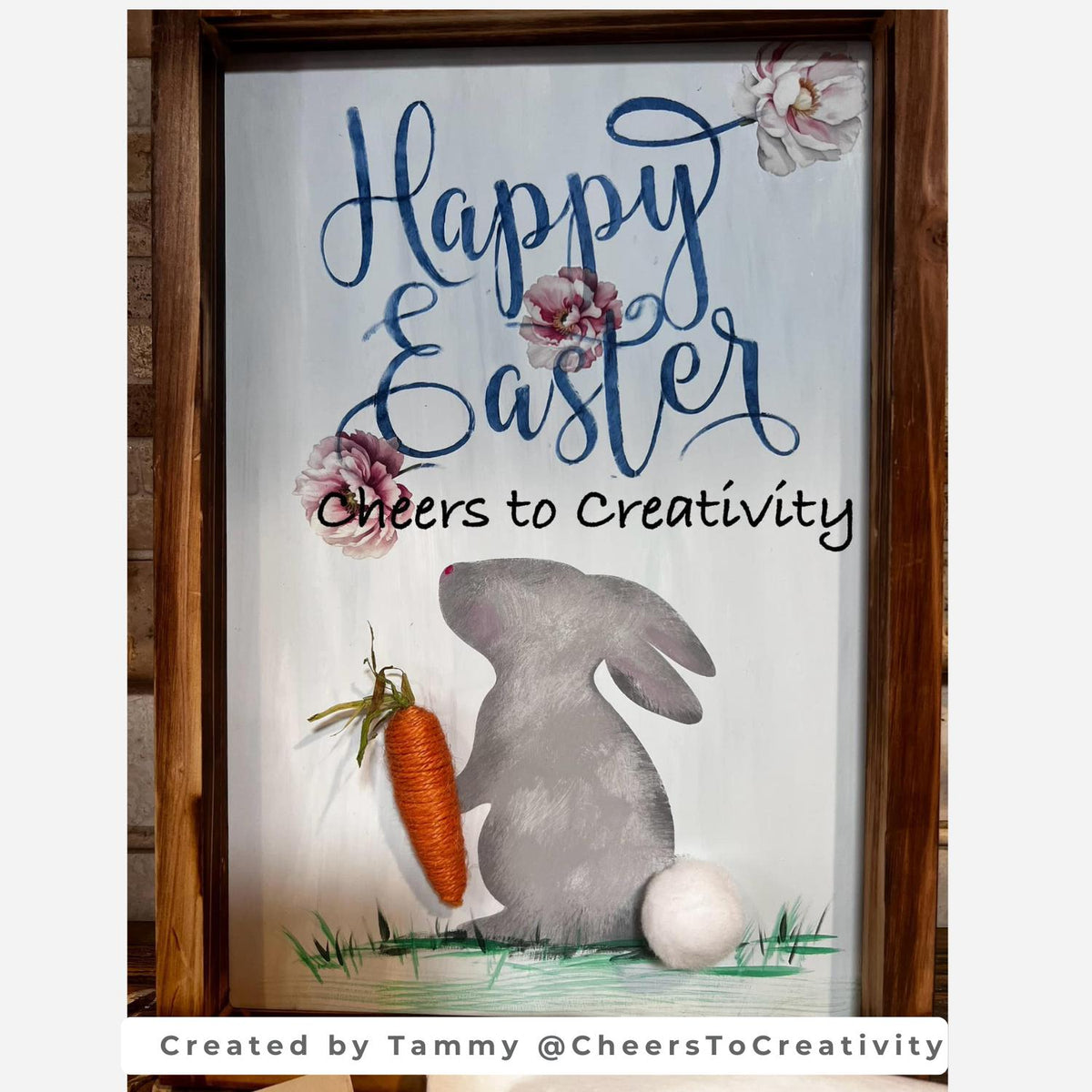 Floral Happy Easter 10x8 Stencil Set (2pk)-Spring-Essential Stencil