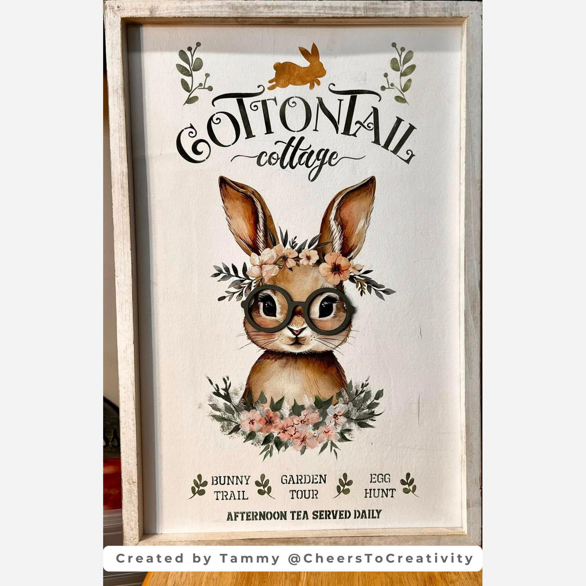 Cottontail Cottage 12x10-Spring-Essential Stencil