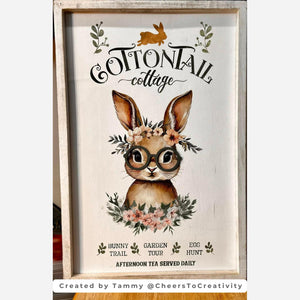 Cottontail Cottage 12x10-Spring-Essential Stencil