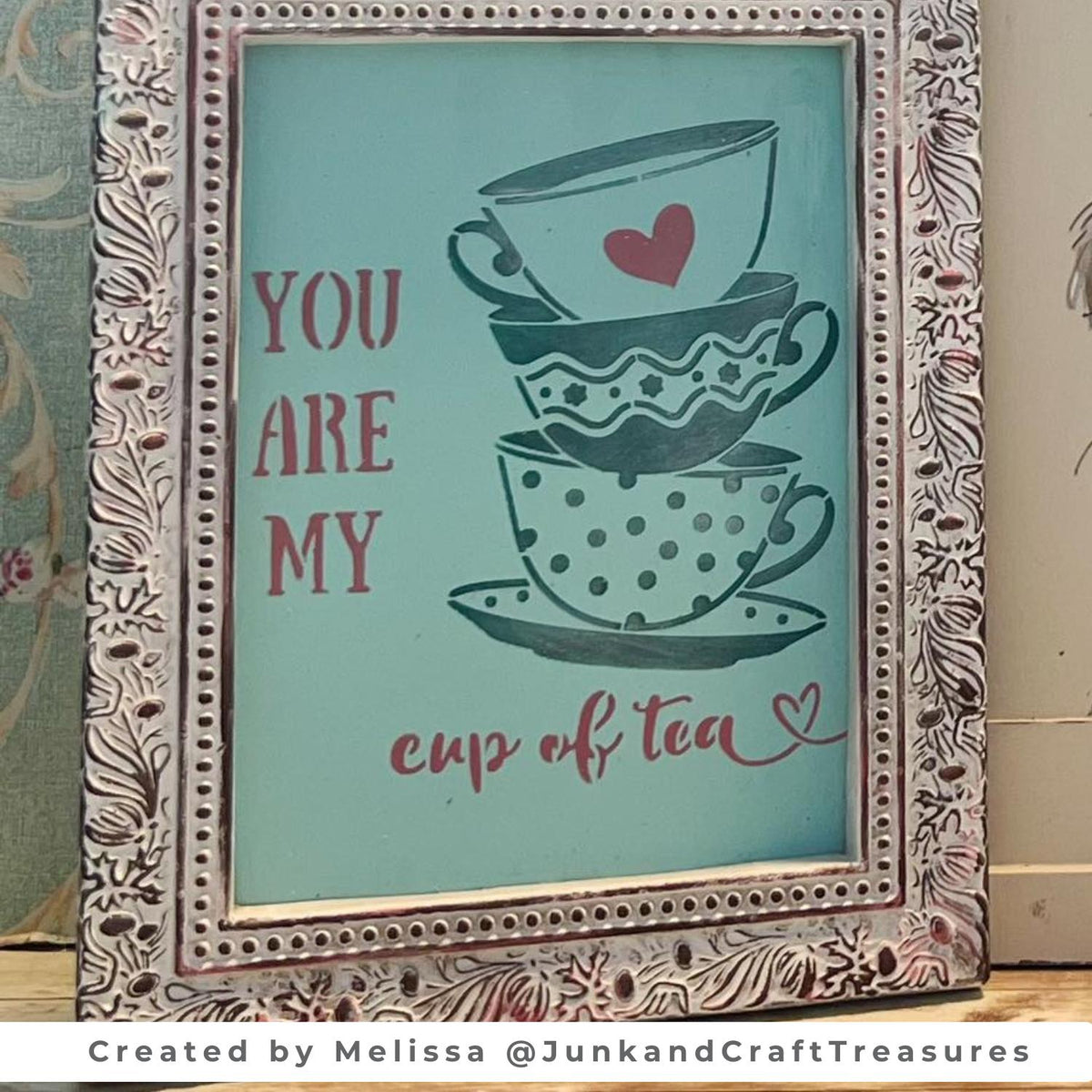 My Cup of Tea Mini Sign Stencil (3pk)-Mother's Day-Essential Stencil