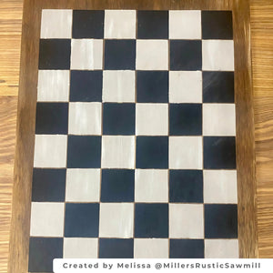 Large Checkered Pattern 12x16 Stencil Set-Essential Stencil