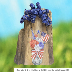 All American Blossoms Rub-on Transfer Set-Rub-on Transfer-Essential Stencil