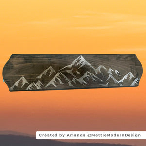 Mountains Stencil-Fathers Day-Essential Stencil