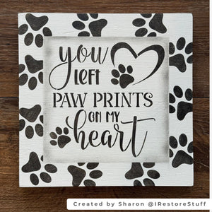 Pet memorial 6x6 (3pk) Stencil Set-Essential Stencil