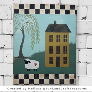 Willow tree 15"x10" Stencil-Fall-Essential Stencil