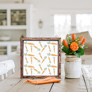 Carrot Pattern 12x16 + 6x6 bonus Stencil-Easter-Essential Stencil