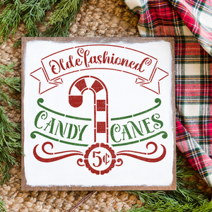 Candy Cane Lane Stencil Set