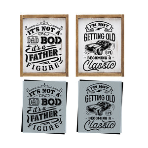 Father Figure Stencil Set | 2pk-Essential Stencil